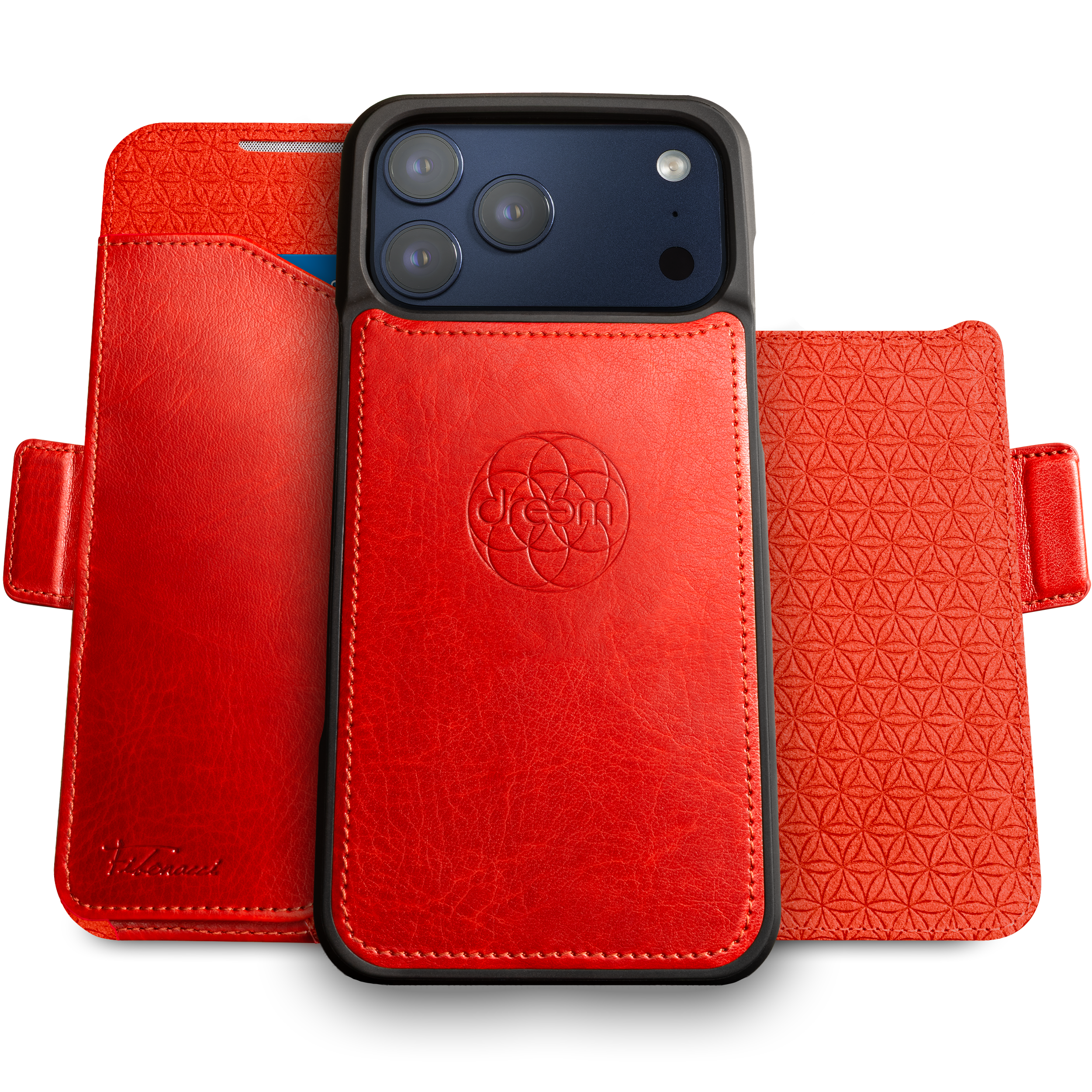 Detachable Leather Wallet Cases for iPhone 17 Pro Max – Dreem