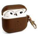 Dreem Om AirPods 3 Case Cover with Keychain Clip [Chocolate]