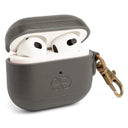 Dreem Om AirPods 3 Case Cover with Keychain Clip [Grey]