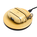 Dreem Om AirPods 3 Case Cover with Keychain Clip [Gold]