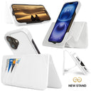 Dreem Fibonacci Wallet Case for iPhone 16 | 2-in-1 Detachable Vegan Leather Cover [White]