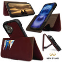 Dreem Fibonacci Wallet Case for iPhone 16 Plus | 2-in-1 Detachable Vegan Leather Cover [Coffee]