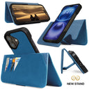 Dreem Fibonacci Wallet Case for iPhone 16 Plus | 2-in-1 Detachable Vegan Leather Cover [Slate]
