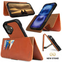 Dreem Fibonacci Wallet Case for iPhone 16 Plus | 2-in-1 Detachable Vegan Leather Cover [Caramel]