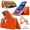 Dreem Fibonacci Wallet Case for iPhone 16 Plus | 2-in-1 Detachable Vegan Leather Cover [Orange]