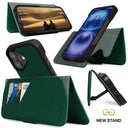 Dreem Fibonacci Wallet Case for iPhone 16 Plus | 2-in-1 Detachable Vegan Leather Cover [Green]