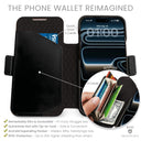 Dreem Real Leather for iPhone 17 Pro Max Case Wallet [Fibonacci:Black]