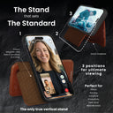 Dreem Real Leather for iPhone 17 Pro Max Case Wallet [Fibonacci:Chocolate]