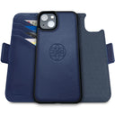Dreem Fibonacci Wallet Case for iPhone 14 & iPhone 16e Case Wallet | 3-in-1 Magnetic Detachable Vegan Leather Cover [Royal]