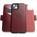 Fibonacci Wallet Case for iPhone 15 [Burgundy]