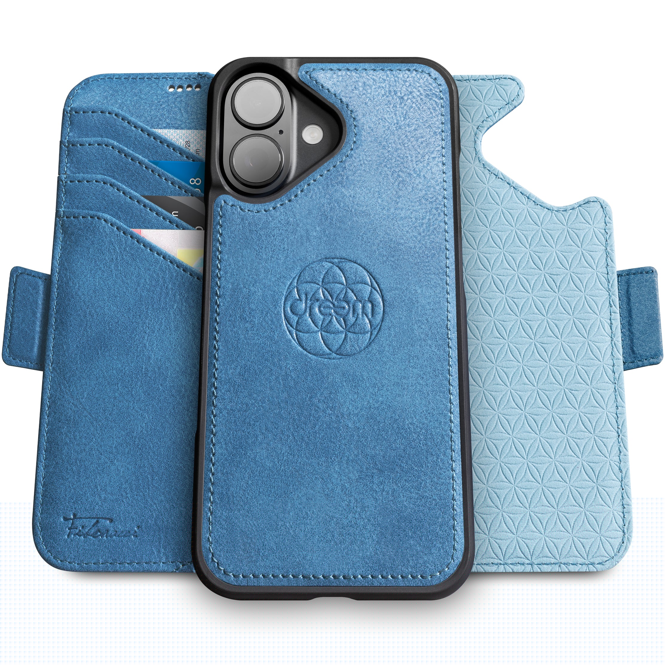 Fibonacci Wallet Case for iPhone 16 Plus [Slate] – Dreem - Make