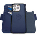 Dreem Fibonacci Wallet Case for iPhone 15 Pro | 2-in-1 Detachable Vegan Leather Cover [Royal]