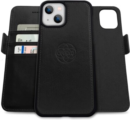 Fibonacci 2-in-1 Wallet Case for iPhone 13 - Black
