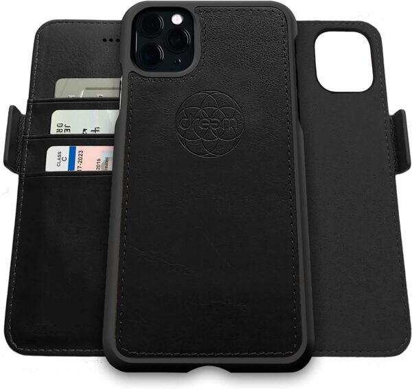 Fibonacci 2-in-1 Wallet Case for iPhone 11 Pro - Black