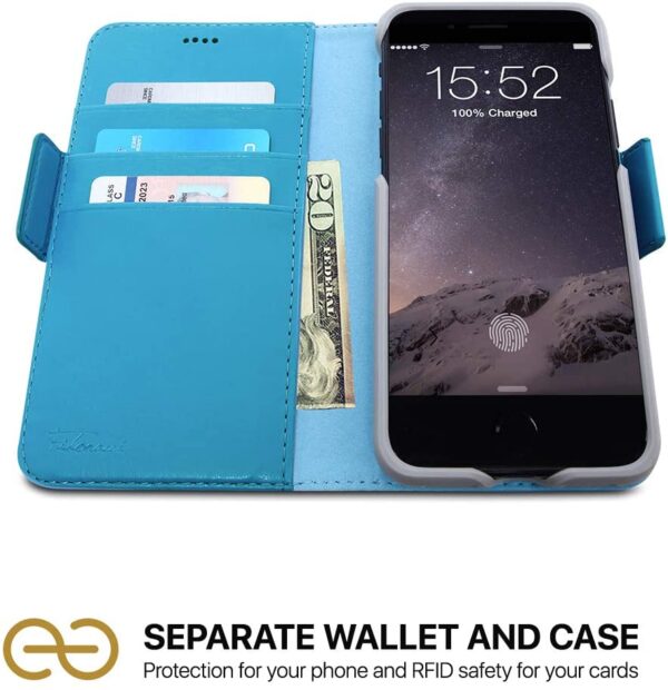 Fibonacci 2-in-1 Wallet Case for iPhone 6 & 6s - Sky