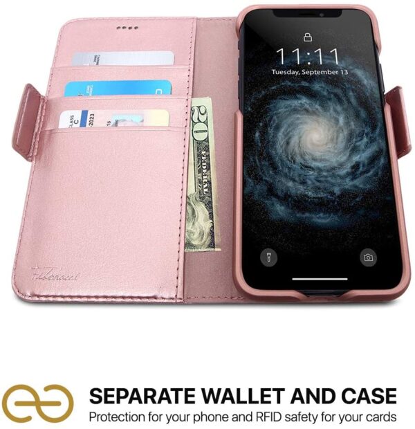 Fibonacci 2-in-1 Wallet Case for iPhone 6 & 6s - Rosegold