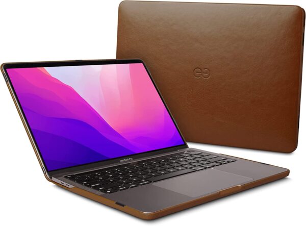 Dreem Euclid MacBook Pro Case - 16-Inch Hard Laptop Cover - Chocolate