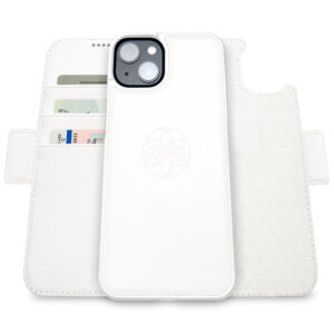 Fibonacci Wallet Case for iPhone 14 - White