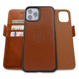 Fibonacci Wallet Case for iPhone 12 & 12 Pro - Caramel
