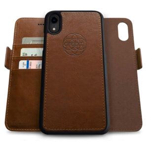Fibonacci Wallet Case for iPhone XR - Chocolate